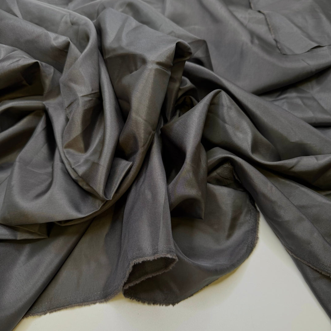 Just One More Piece - Polyester Blend Woven - Dark Grey - 1.3M Bundle - True Deadstock fabric Fabric by private - Sustainable Textile | FABCYCLE