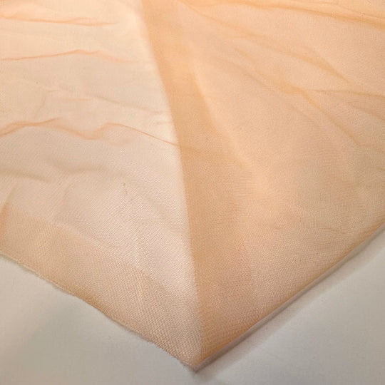 Just Peachy - Tulle Poly Woven - Peach - 3M Bundle - True Deadstock fabric Fabric by private - Sustainable Textile | FABCYCLE