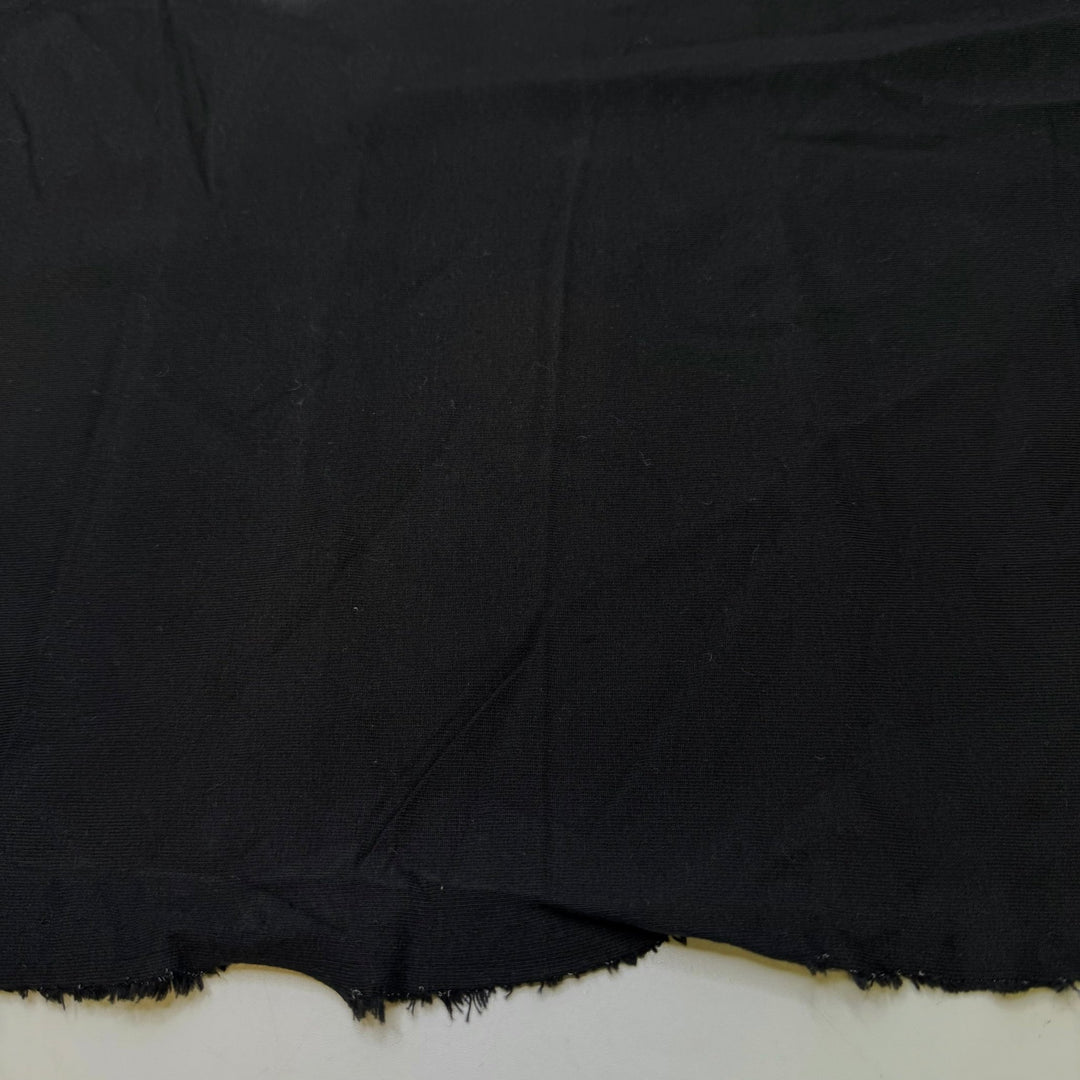 Keep It Local - French Terry Bamboo Blend Knit - Black - 0.9M Bundle - True Deadstock fabric Fabric by private - Sustainable Textile | FABCYCLE