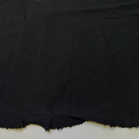 Keep It Local - French Terry Bamboo Blend Knit - Black - 0.9M Bundle - True Deadstock fabric Fabric by private - Sustainable Textile | FABCYCLE