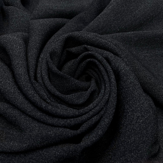 Kevin Malone Grey Suit - Tight Crepe Synthetic Blend Woven - Dark Grey - 2.5M Bundle - True Deadstock fabric Fabric by private - Sustainable Textile | FABCYCLE