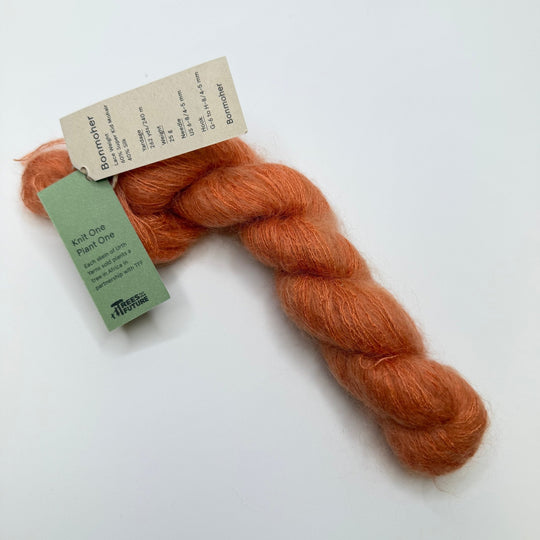 Kid Mohair Silk Blend Yarn - Orange - Individual - True Deadstock supplies Fabric by private - Sustainable Textile | FABCYCLE