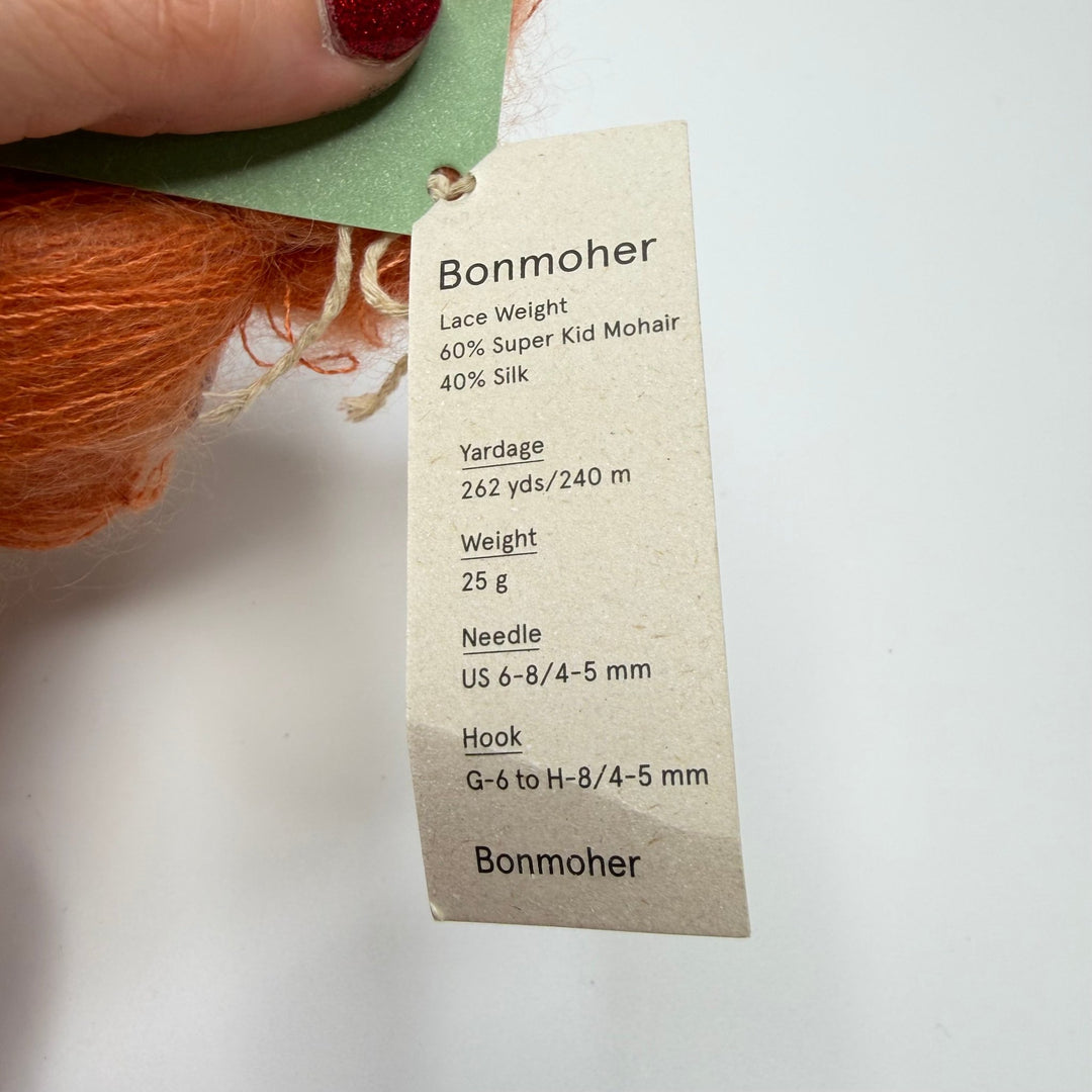 Kid Mohair Silk Blend Yarn - Orange - Individual - True Deadstock supplies Fabric by private - Sustainable Textile | FABCYCLE