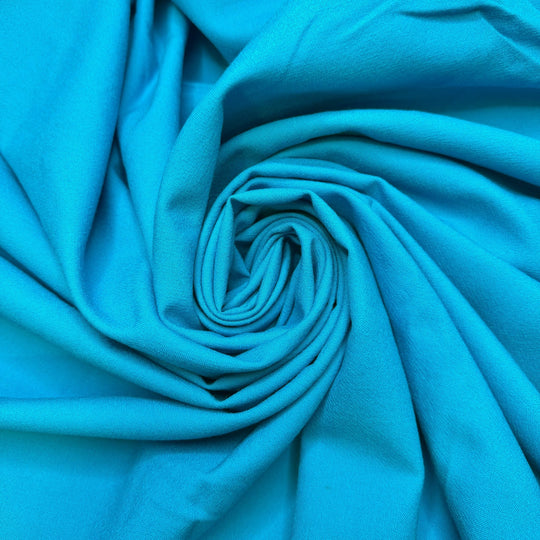 Kind And Generous Spirit - Wool Woven - Blue/Turquoise - 1.3M Bundle - True Deadstock fabric Fabric by private - Sustainable Textile | FABCYCLE