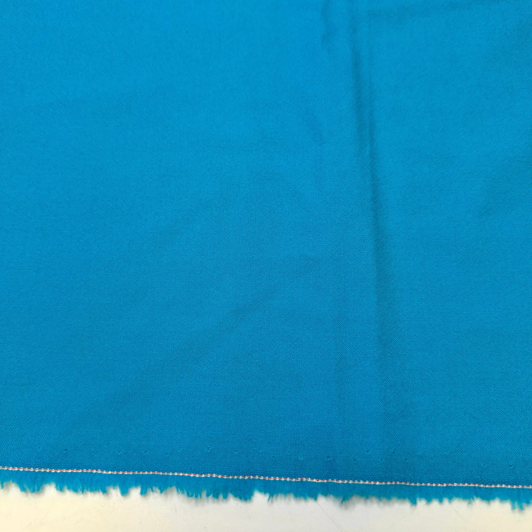 Kind And Generous Spirit - Wool Woven - Blue/Turquoise - 1.3M Bundle - True Deadstock fabric Fabric by private - Sustainable Textile | FABCYCLE