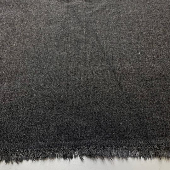 Kirk Douglas - Cotton/Poly Woven - Dark Grey - 2.3M Bundle - True Deadstock fabric Fabric by private - Sustainable Textile | FABCYCLE