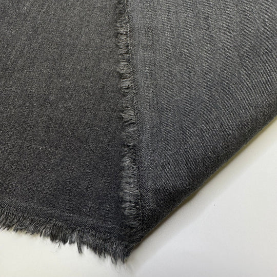 Kirk Douglas - Cotton/Poly Woven - Dark Grey - 2.3M Bundle - True Deadstock fabric Fabric by private - Sustainable Textile | FABCYCLE