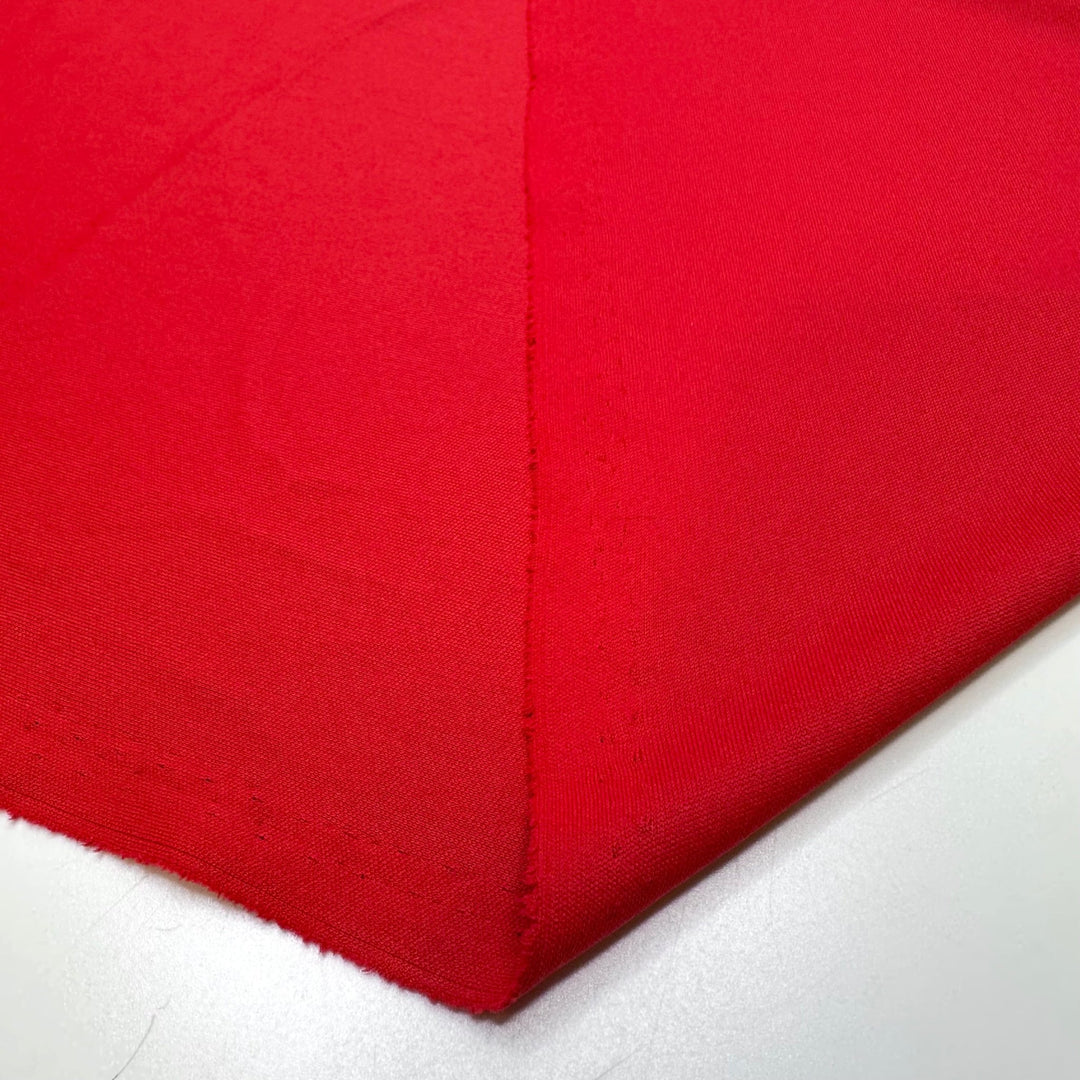Kiss From A Rose - Polyester Blend Knit - Red - 2.1M Bundle - True Deadstock fabric Fabric by private - Sustainable Textile | FABCYCLE