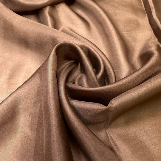 Kissing At Midnight - Silk Woven - Brown - 2.9M Bundle - True Deadstock fabric Fabric by private - Sustainable Textile | FABCYCLE