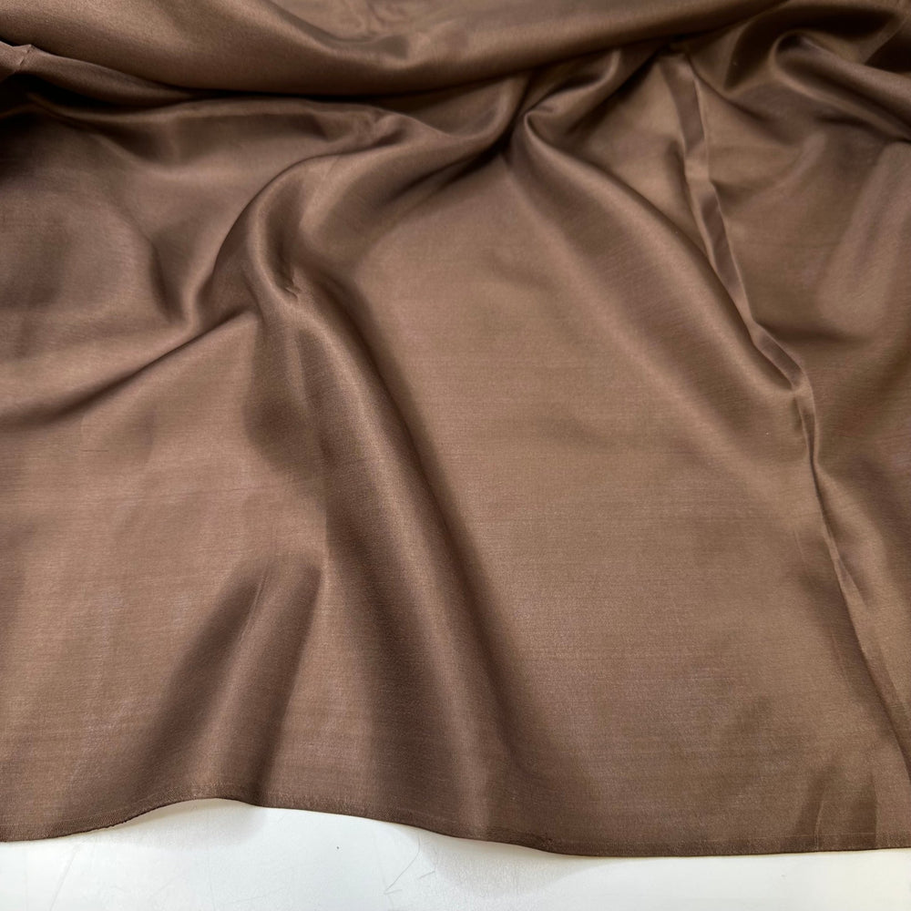Kissing At Midnight - Silk Woven - Brown - 2.9M Bundle - True Deadstock fabric Fabric by private - Sustainable Textile | FABCYCLE