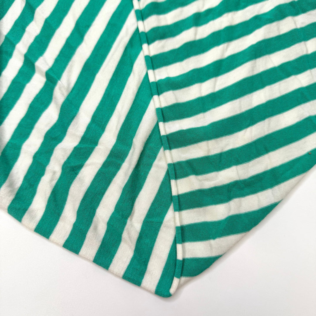 Knit Candy - Jersey Bamboo Blend Knit - White/Green Stripes - 2.95M Bundle - True Deadstock fabric Fabric by private - Sustainable Textile | FABCYCLE