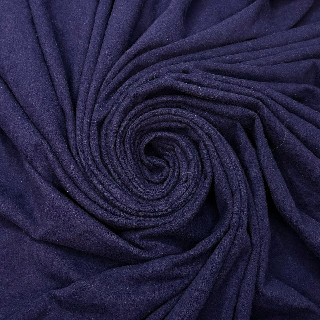 Knit Of My Dreams - Rib Knit Cotton Blend Knit - Dark Navy - 3.75M Bundle - True Deadstock fabric Fabric by private - Sustainable Textile | FABCYCLE