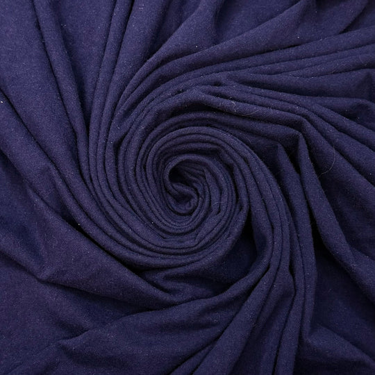 Knit Of My Dreams - Rib Knit Cotton Blend Knit - Dark Navy - 3.75M Bundle - True Deadstock fabric Fabric by private - Sustainable Textile | FABCYCLE