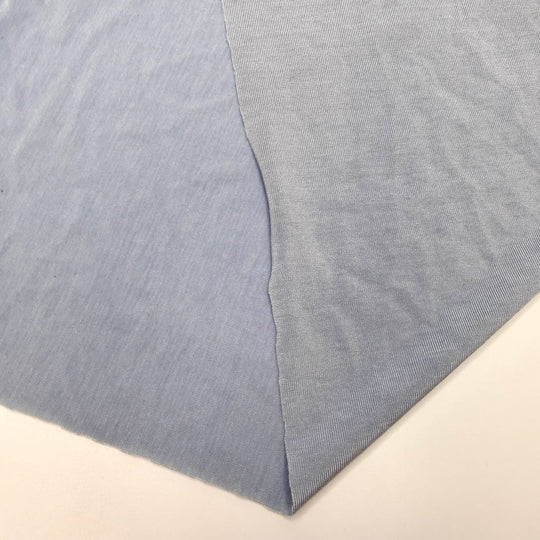 Knit Picky - Jersey Polyester Blend Knit - Light Blue - 2M Bundle - True Deadstock fabric Fabric by private - Sustainable Textile | FABCYCLE