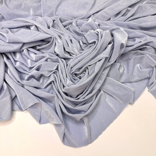 Knit Picky - Jersey Polyester Blend Knit - Light Blue - 2M Bundle - True Deadstock fabric Fabric by private - Sustainable Textile | FABCYCLE