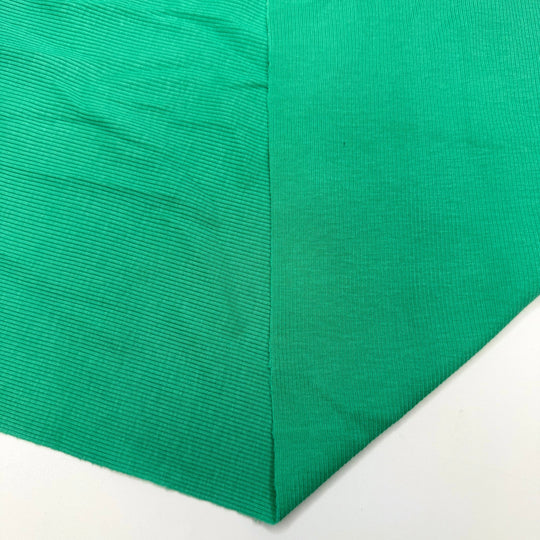 Knit Shopping Spree - Rib Knit Cotton Blend Knit - Light Green - 3.2M Bundle - True Deadstock fabric Fabric by private - Sustainable Textile | FABCYCLE