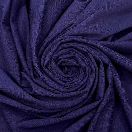 Knit Stash - Rib Knit Rayon Blend Knit - Dark Blue - 3.4M Bundle - True Deadstock fabric Fabric by private - Sustainable Textile | FABCYCLE