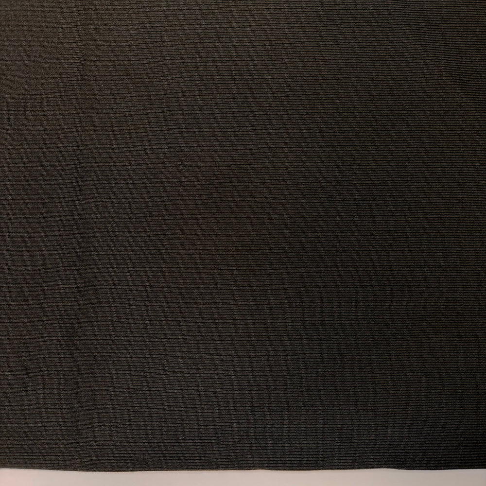 Knits All Around - Tubular Rib Knit Polyester Blend Knit - Dark Grey - 1.15M Bundle - True Deadstock fabric Fabric by private - Sustainable Textile | FABCYCLE