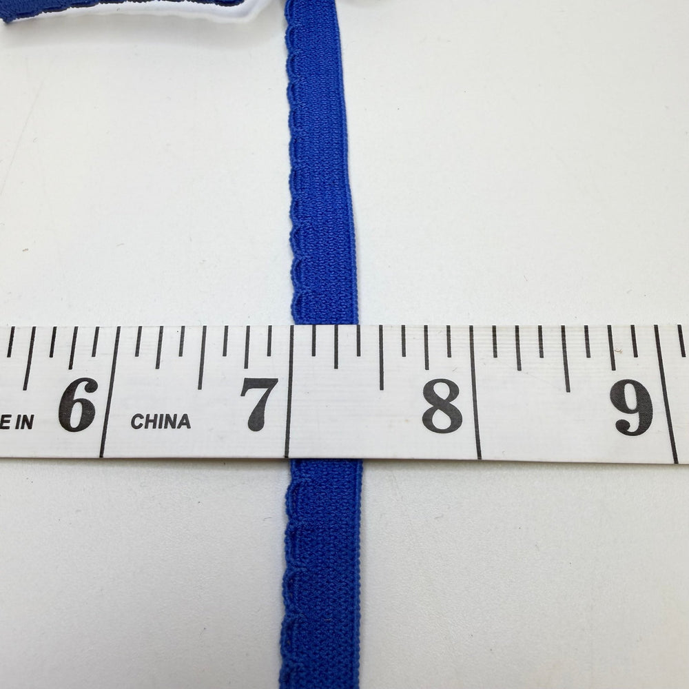 ⅜" Knitted Elastic - Blue - Bundle - True Deadstock supplies Fabric by private - Sustainable Textile | FABCYCLE