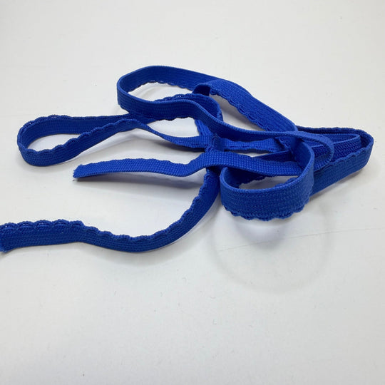 ⅜" Knitted Elastic - Blue - Bundle - True Deadstock supplies Fabric by private - Sustainable Textile | FABCYCLE