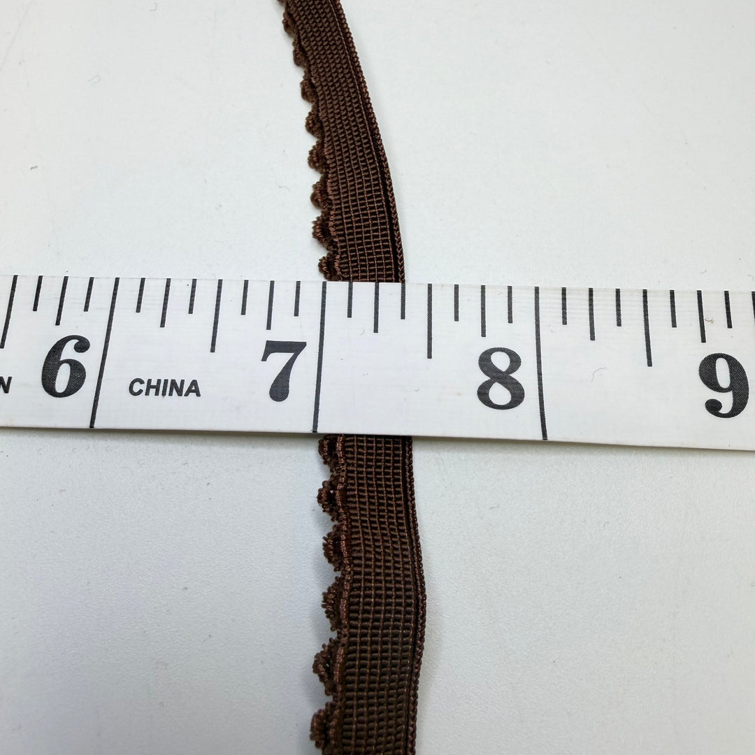 ⅜" Knitted Elastic - Brown - Bundle - True Deadstock supplies Fabric by private - Sustainable Textile | FABCYCLE
