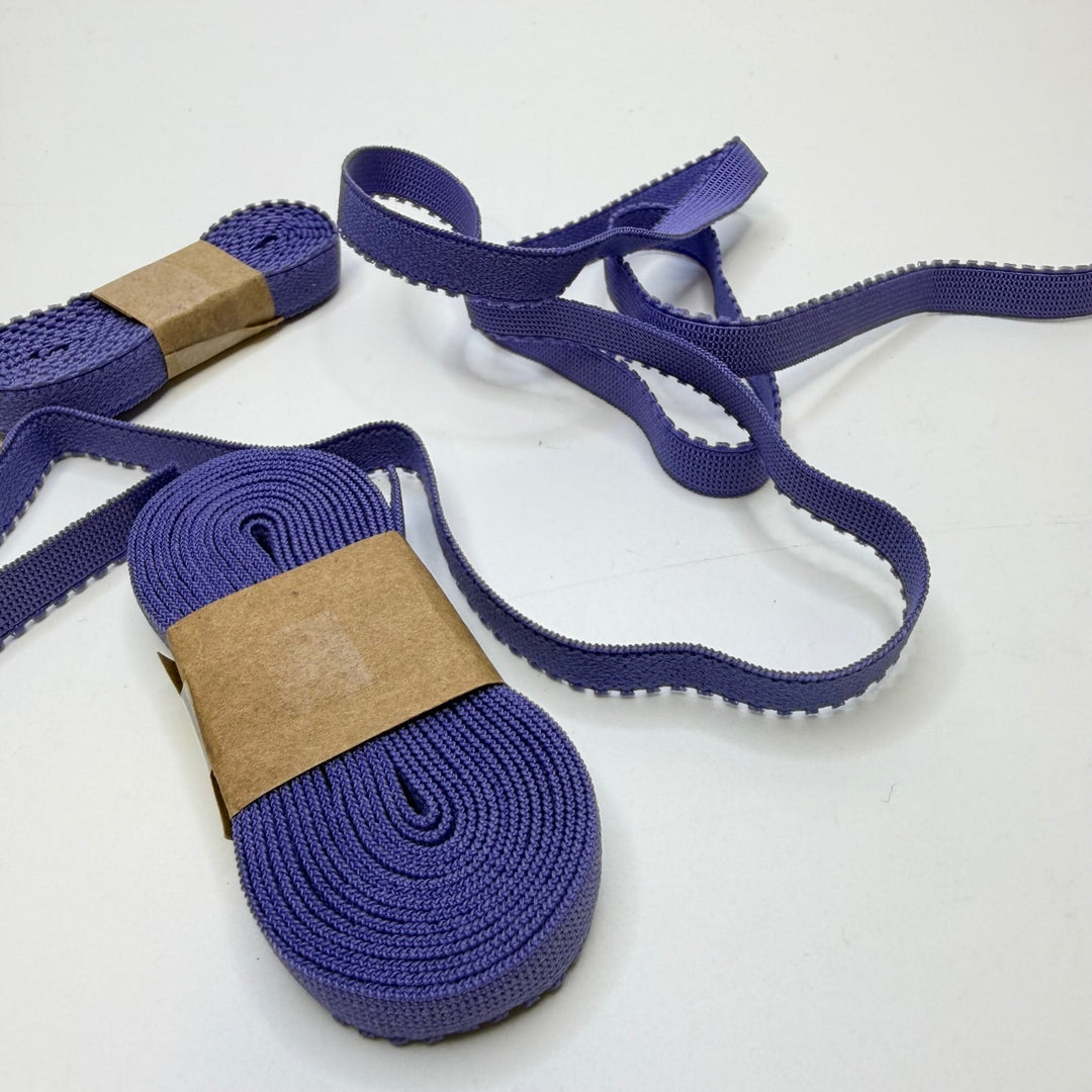 ⅜" Knitted Elastic - Light Purple - Bundle - True Deadstock supplies Fabric by private - Sustainable Textile | FABCYCLE