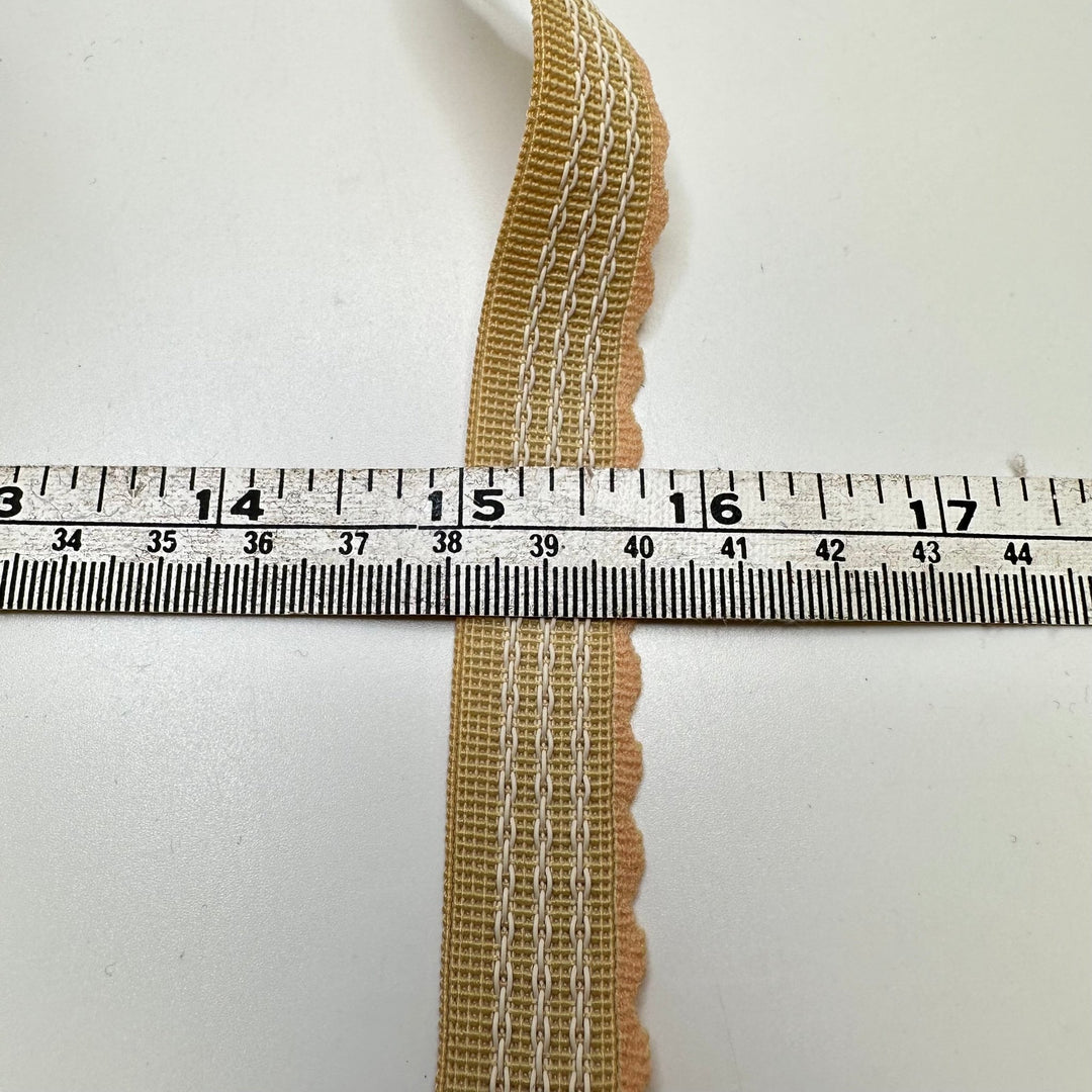 ¾" Knitted Elastic - Peach Nude - Bundles - True Deadstock supplies Fabric by private - Sustainable Textile | FABCYCLE