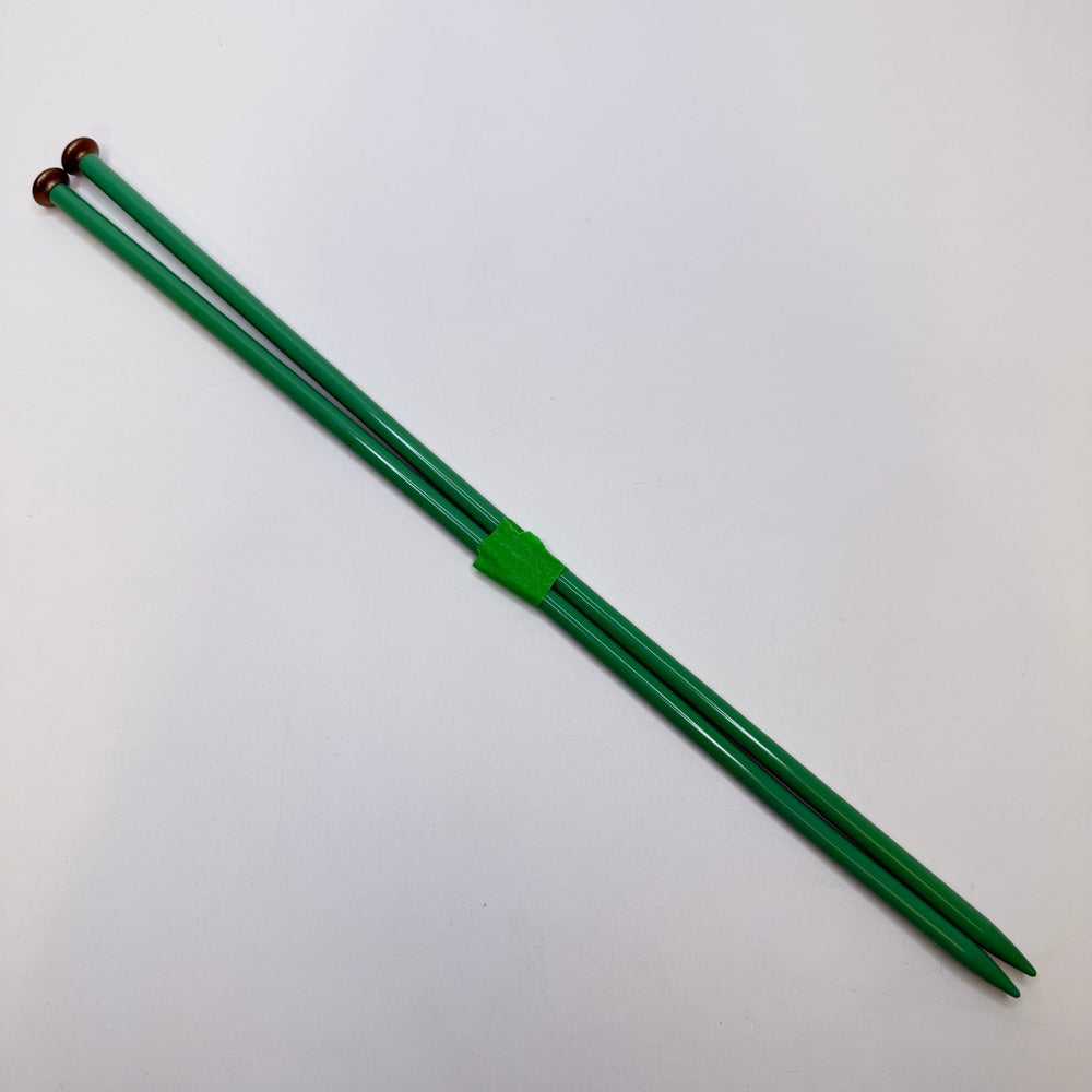 Knitting Needles Size 1 Tools - Green - Individual - True Deadstock supplies Fabric by private - Sustainable Textile | FABCYCLE
