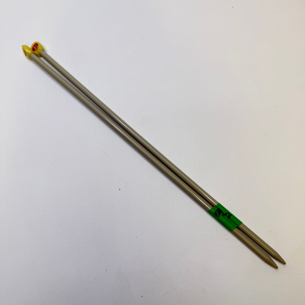 Knitting Needles Size 10 Tools - Grey/Red - Individual - True Deadstock supplies Fabric by private - Sustainable Textile | FABCYCLE