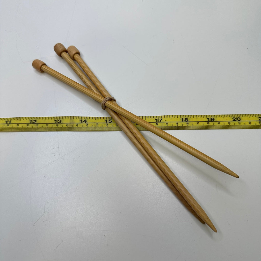 Knitting Needles Tools - Light Beige - 3 Pack - True Deadstock supplies Fabric by private - Sustainable Textile | FABCYCLE
