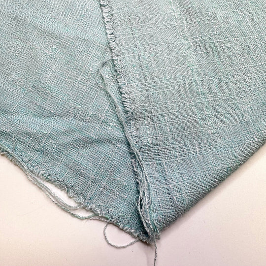 Labour Day By The Lake - Cotton Blend Woven - Light Blue - 2M Bundle - True Deadstock fabric Fabric by private - Sustainable Textile | FABCYCLE