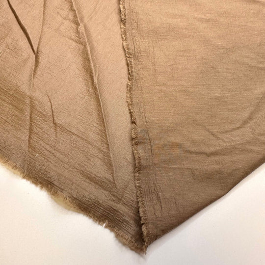 Labour Day Camping Trip - Nylon Blend Woven - Dark Beige - 3M Bundle - True Deadstock fabric Fabric by private - Sustainable Textile | FABCYCLE