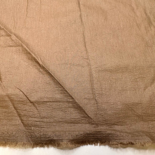 Labour Day Camping Trip - Nylon Blend Woven - Dark Beige - 3M Bundle - True Deadstock fabric Fabric by private - Sustainable Textile | FABCYCLE