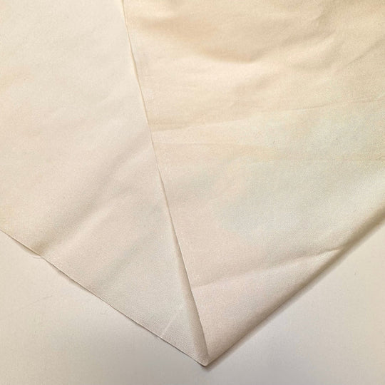 Labour Day Wedding - Polyester Blend Woven - Cream - 1M Bundle - True Deadstock fabric Fabric by private - Sustainable Textile | FABCYCLE
