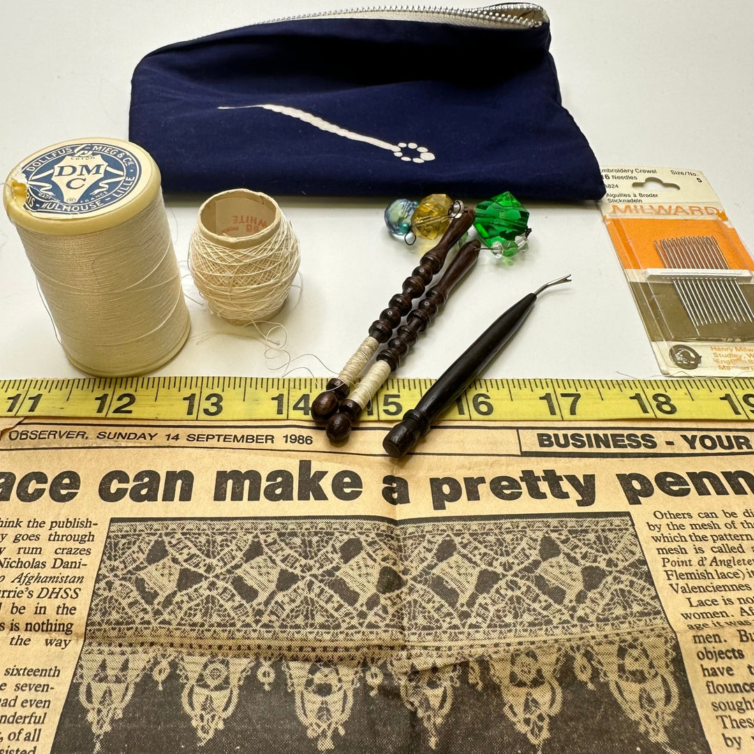 Lace Making Kit Tools - Multi - Individual - True Deadstock supplies Fabric by private - Sustainable Textile | FABCYCLE