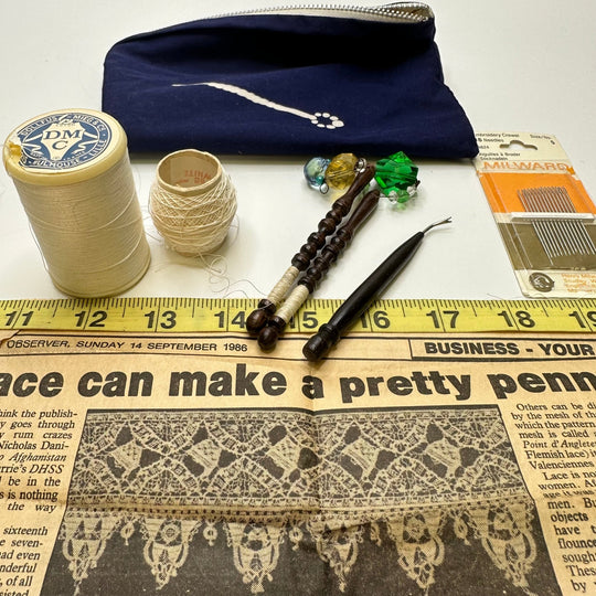Lace Making Kit Tools - Multi - Individual - True Deadstock supplies Fabric by private - Sustainable Textile | FABCYCLE