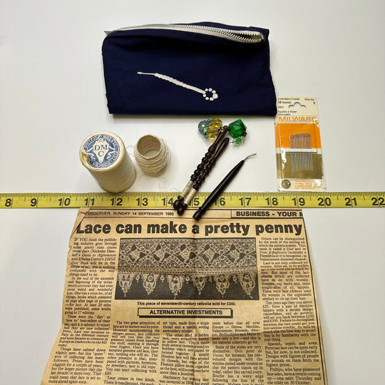 Lace Making Kit Tools - Multi - Individual - True Deadstock supplies Fabric by private - Sustainable Textile | FABCYCLE