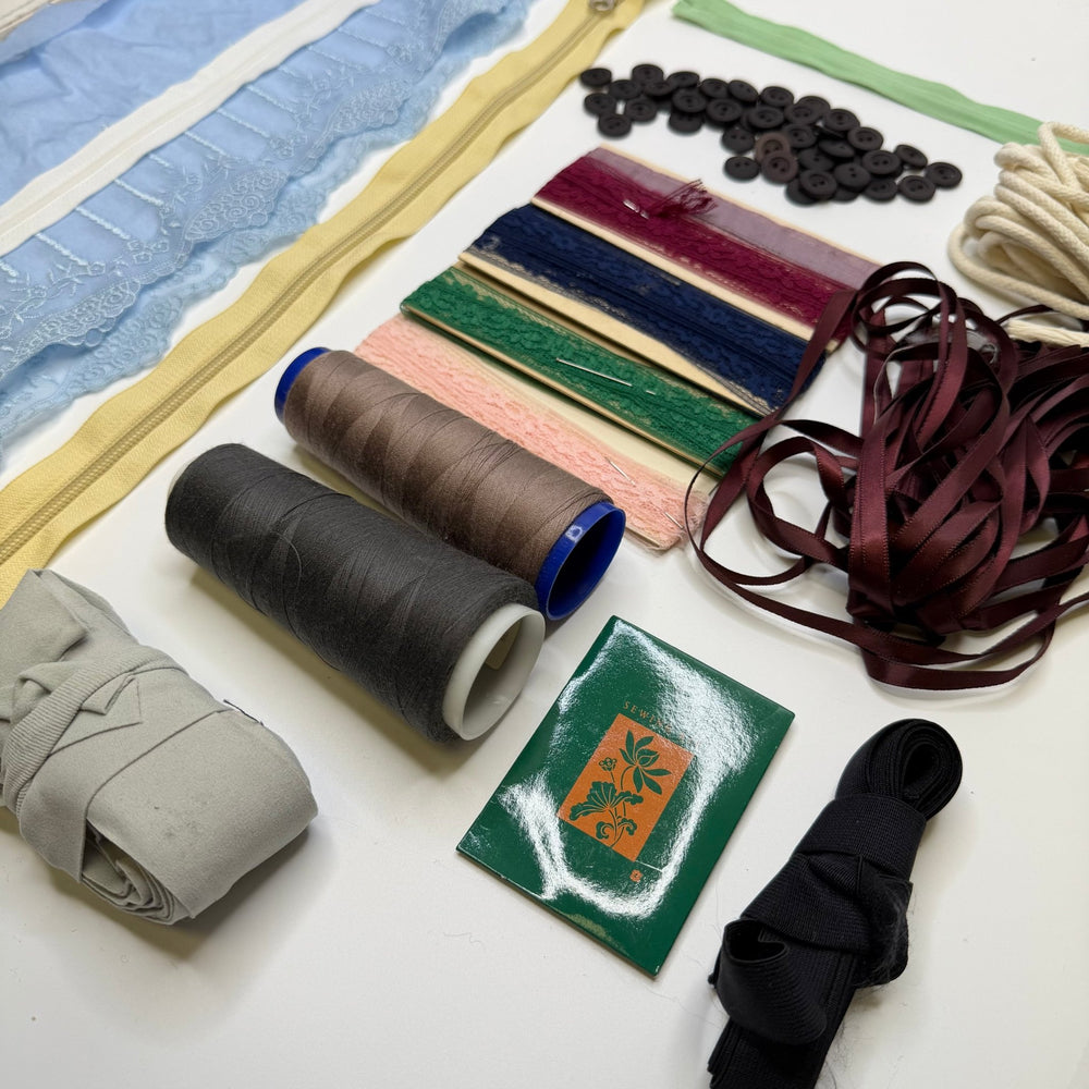 Laced Up - Supplies Grab Bag - Multi - Pack - True Deadstock supplies Fabric by private - Sustainable Textile | FABCYCLE