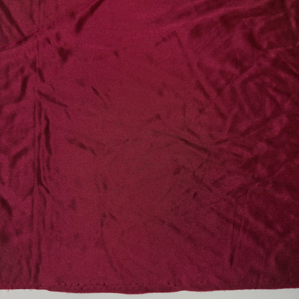 Lady In Knits - Interlock Polyester Blend Knit - Burgundy - 3.9M Bundle - True Deadstock fabric Fabric by private - Sustainable Textile | FABCYCLE