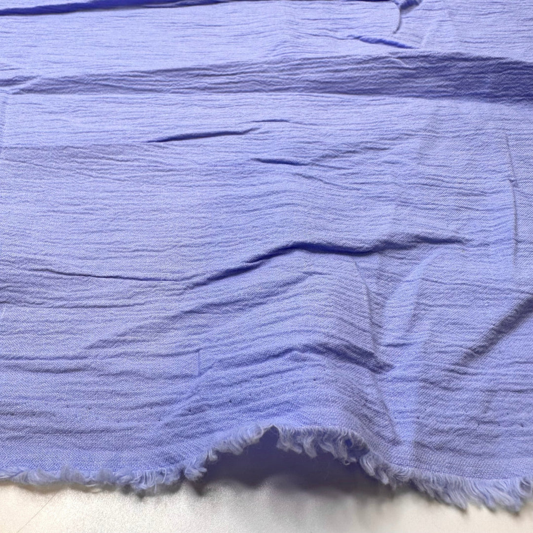 Lake Party - Crinkle Cotton Woven - Light Blue - 1.85M Bundle - True Deadstock fabric Fabric by private - Sustainable Textile | FABCYCLE