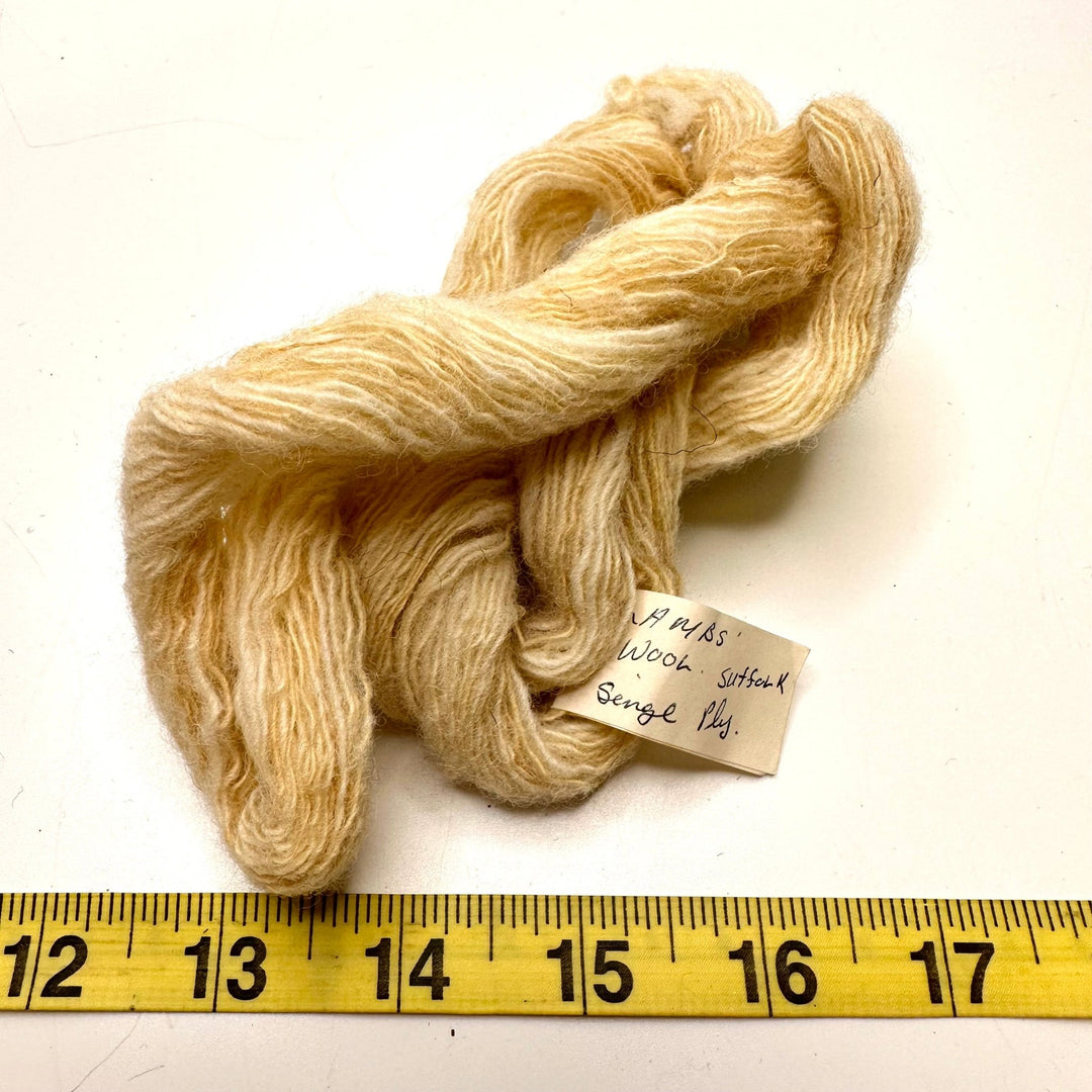 Lambs Wool Yarn - Cream - Individual - True Deadstock supplies Fabric by private - Sustainable Textile | FABCYCLE