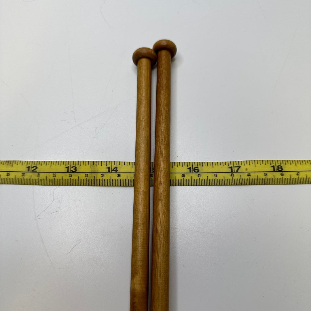 Large Knitting Needles Tools - Beige - 2 Pack - True Deadstock supplies Fabric by private - Sustainable Textile | FABCYCLE