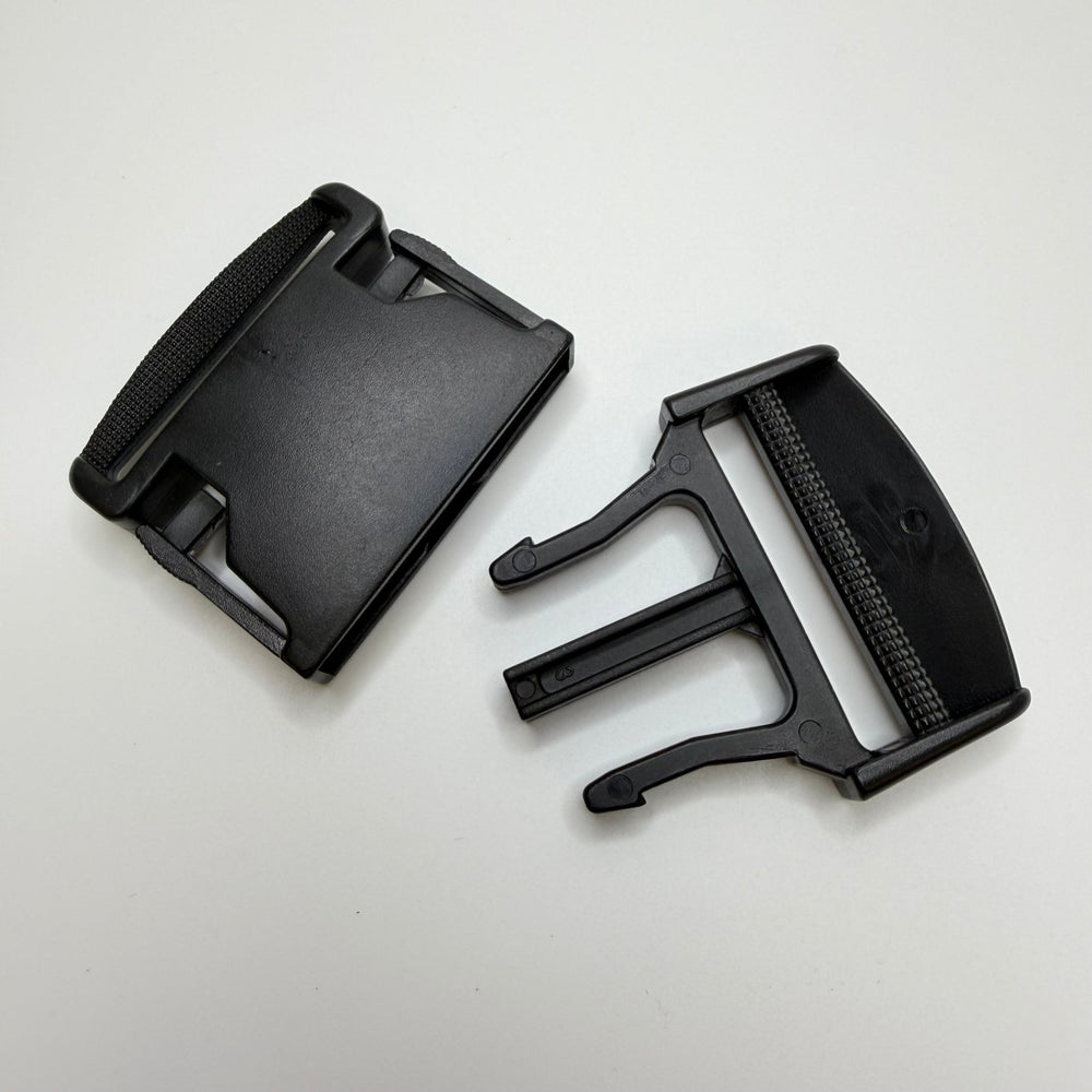 Large Plastic Buckles - Black - Individual - True Deadstock supplies Fabric by private - Sustainable Textile | FABCYCLE