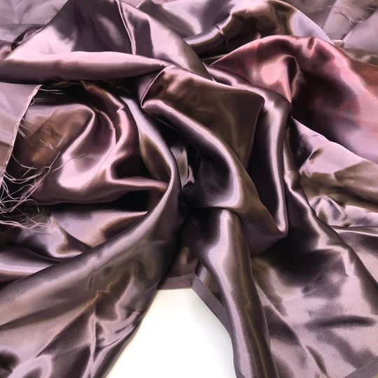 Laserdisc - Satin Polyester Blend Woven - Purple - 1.2M Bundle - True Deadstock fabric Fabric by private - Sustainable Textile | FABCYCLE