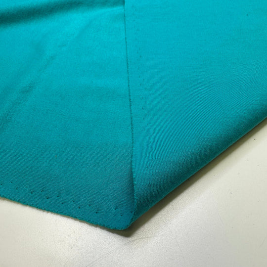 Last Minute Shopping - Poly/Cotton Knit - Teal - 2.3M Bundle - True Deadstock fabric Fabric by private - Sustainable Textile | FABCYCLE