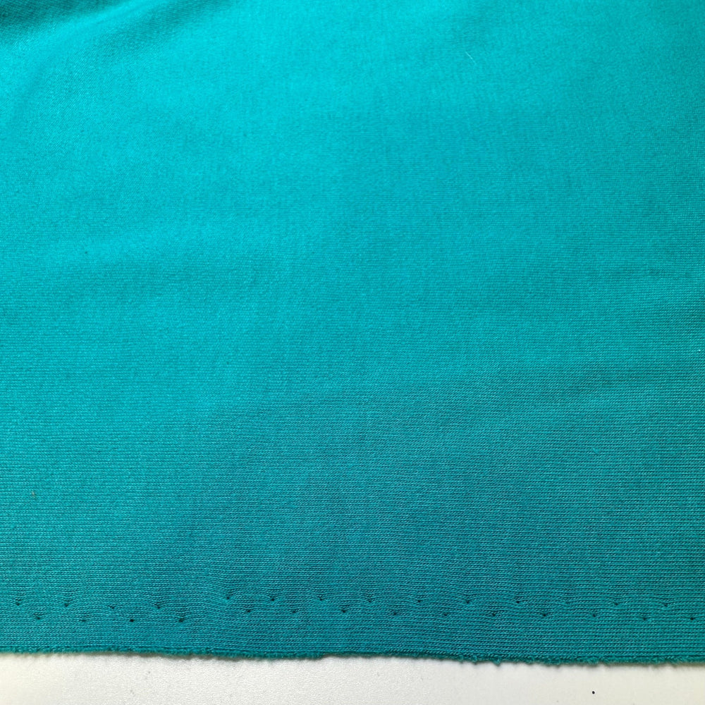 Last Minute Shopping - Poly/Cotton Knit - Teal - 2.3M Bundle - True Deadstock fabric Fabric by private - Sustainable Textile | FABCYCLE