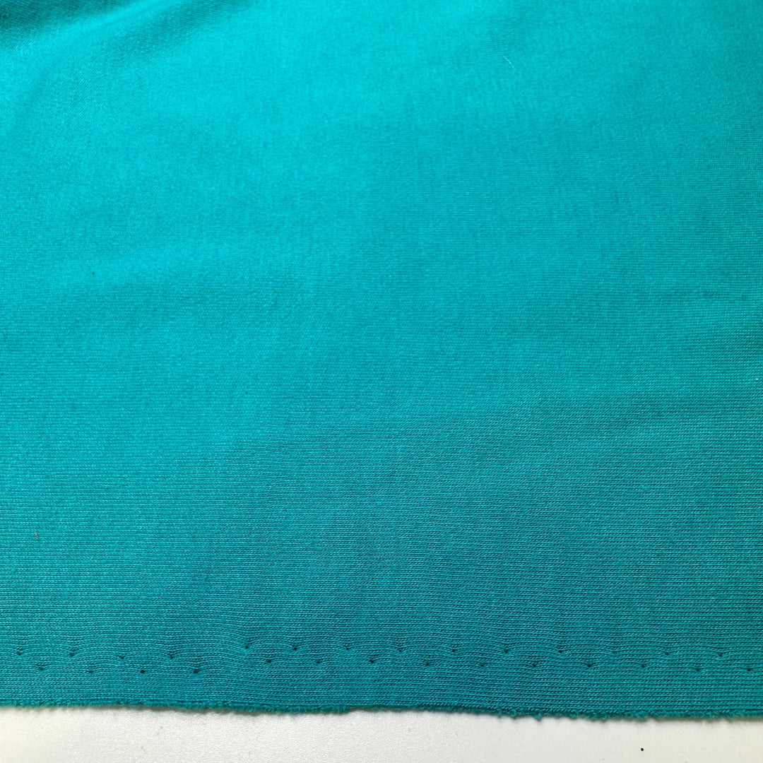 Last Minute Shopping - Poly/Cotton Knit - Teal - 2.3M Bundle - True Deadstock fabric Fabric by private - Sustainable Textile | FABCYCLE