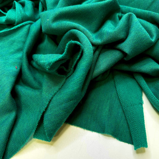 Last Swim Of The Year - Polyester Blend Knit - Teal - 0.8M Bundle - True Deadstock fabric Fabric by private - Sustainable Textile | FABCYCLE