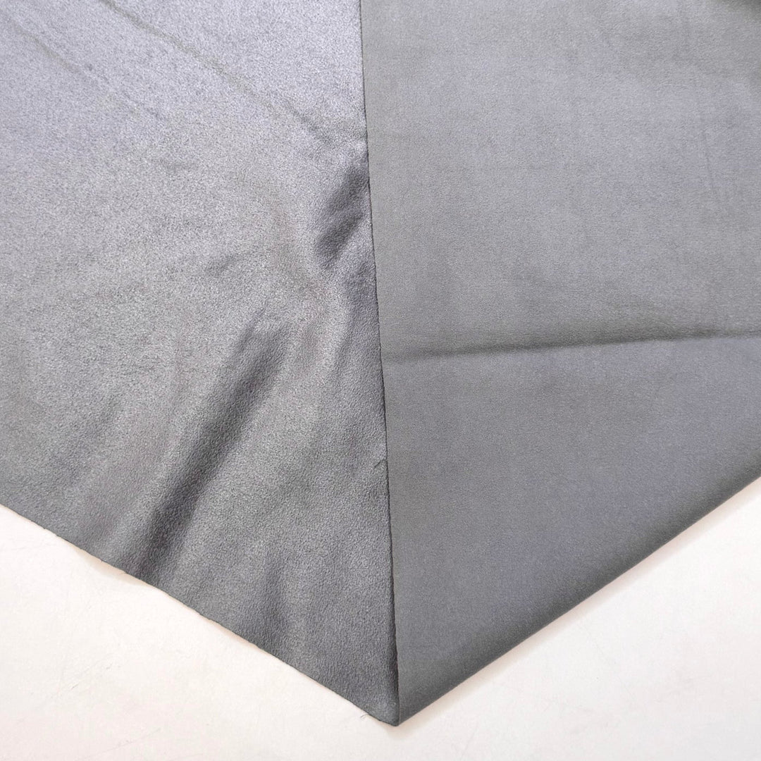 Last To Leave - Faux Suede Polyester Blend Knit - Grey - 1.9M Bundle - True Deadstock fabric Fabric by private - Sustainable Textile | FABCYCLE