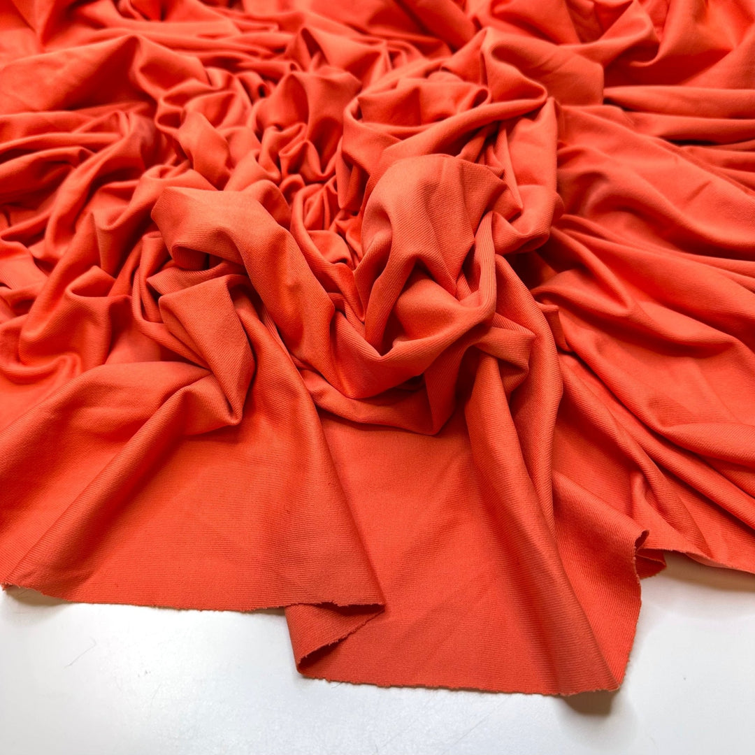 Late Sunsets - Poly/Spandex Knit - Orange - 1.65M Bundle - True Deadstock fabric Fabric by private - Sustainable Textile | FABCYCLE